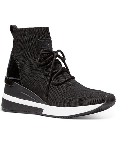 michael kors skyler lace up bootie|michael kors wedge ankle boots.